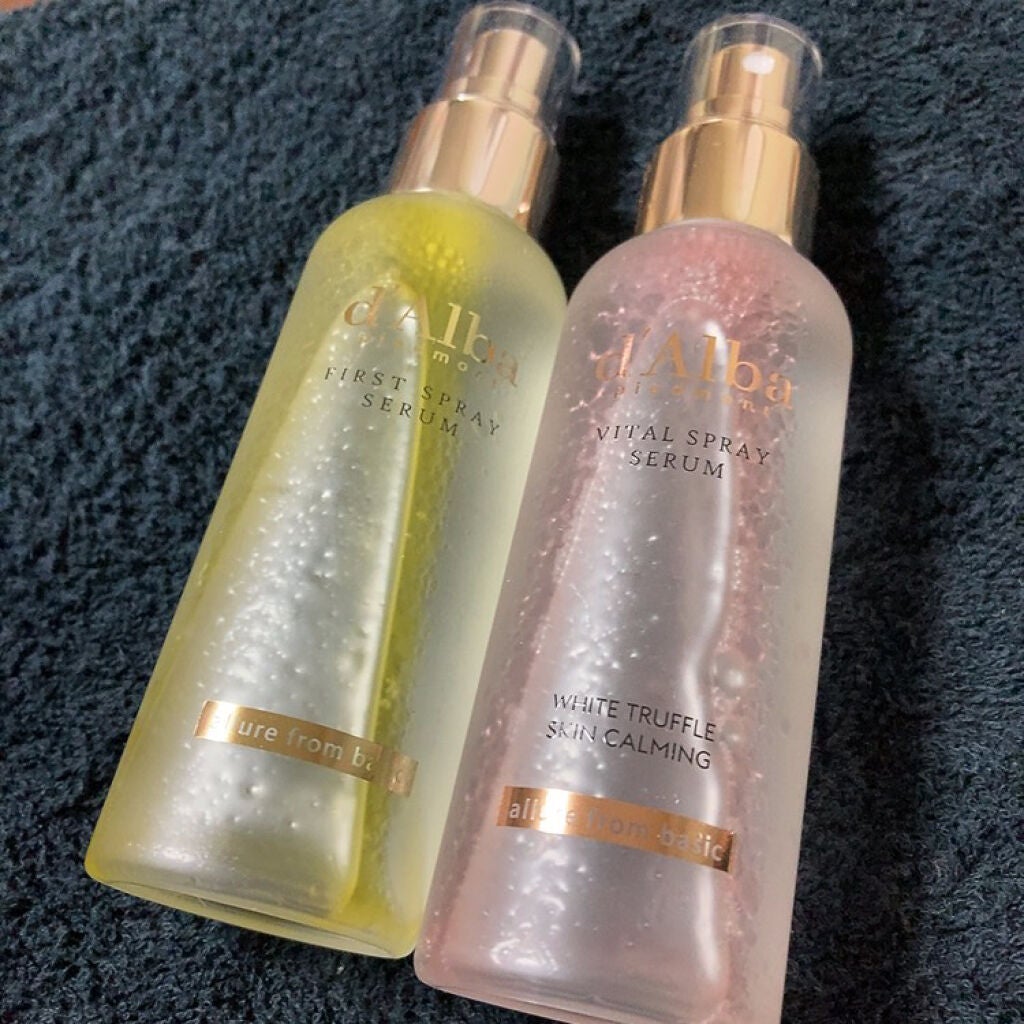 ダルバ ホワイトトリュフファーストスプレーセラム/ダルバ/ミスト状化粧水を使ったクチコミ(1枚目)