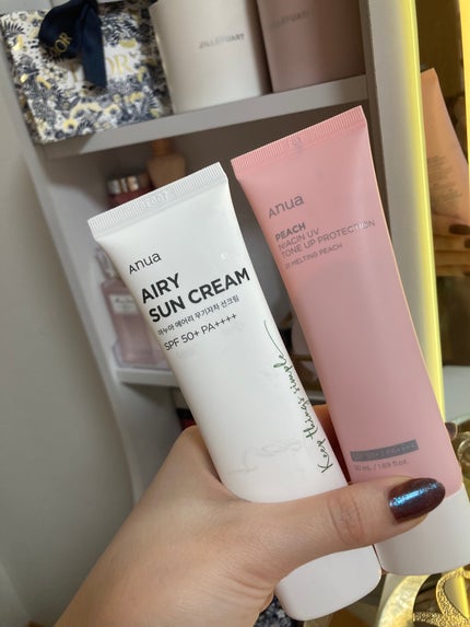 エアリーサンクリーム SPF50+PA++++/Anua/日焼け止めクリームを使ったクチコミ(1枚目)