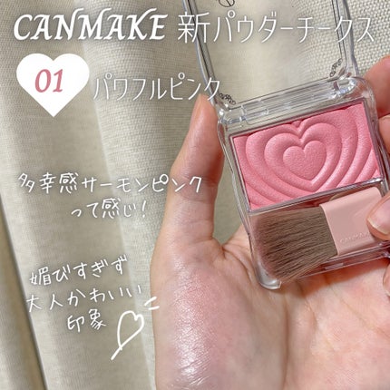 パウダーチークス/キャンメイク/パウダーチークを使ったクチコミ(3枚目)