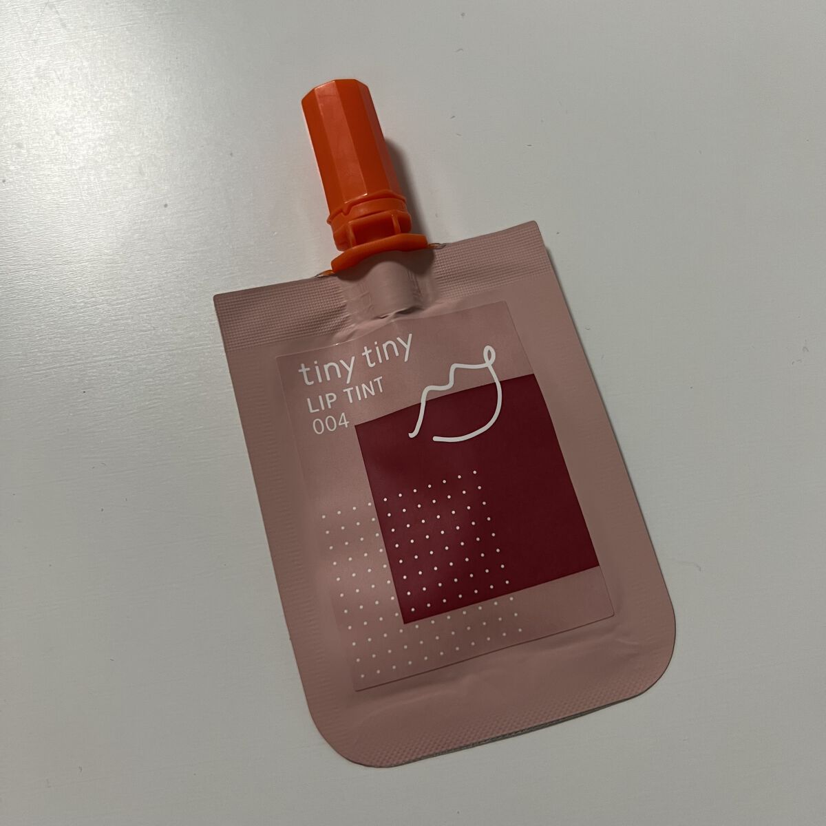 パウチリップティント/tiny tiny/リップティントを使ったクチコミ（1枚目）