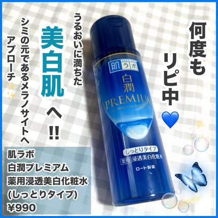 白潤プレミアム 薬用浸透美白化粧水(しっとりタイプ)/肌ラボ/化粧水を使ったクチコミ(1枚目)