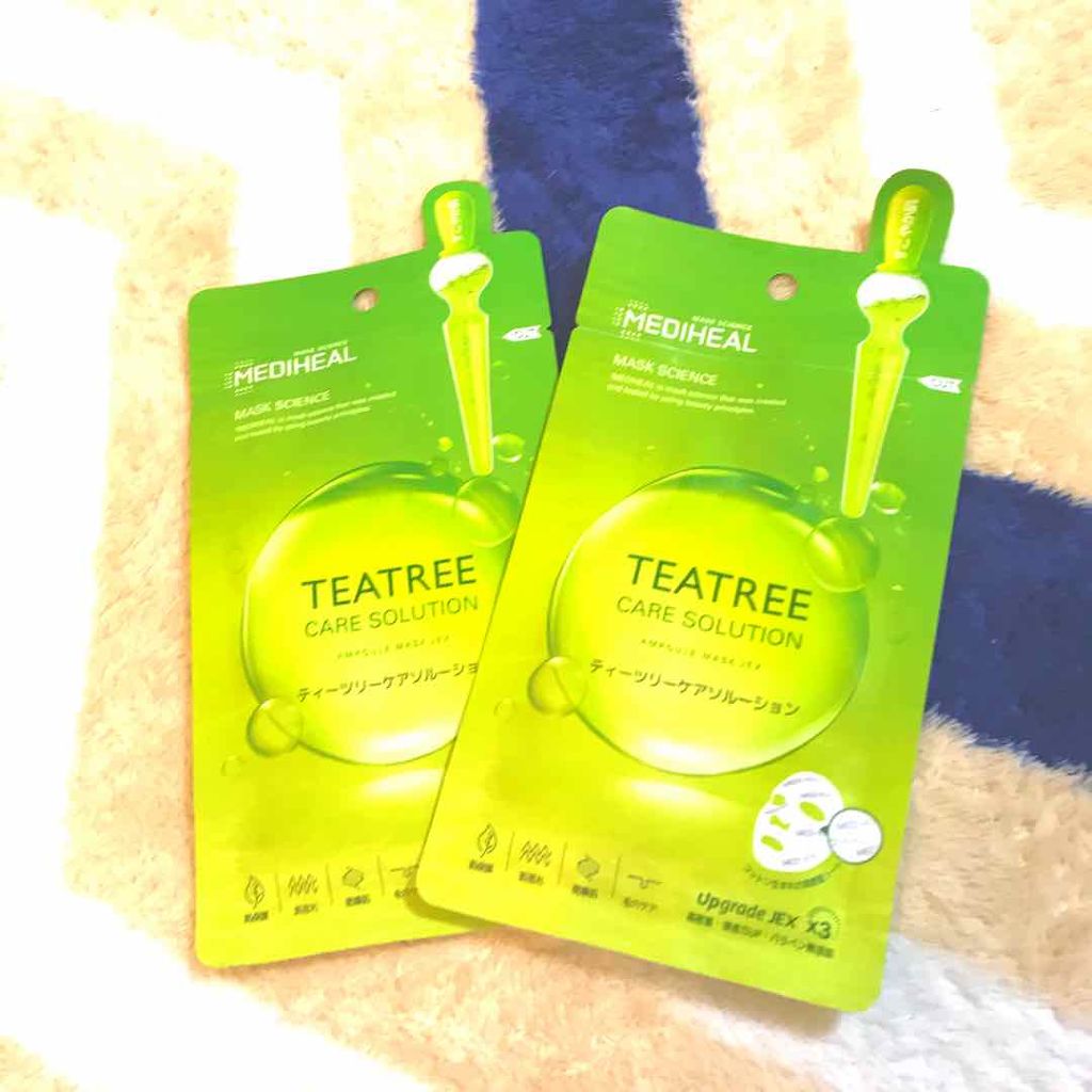 ティーツリーケアソリューション アンプルマスクJEX/MEDIHEAL/シートマスク・パックを使ったクチコミ(1枚目)