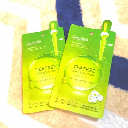 ティーツリーケアソリューション アンプルマスクJEX/MEDIHEAL/シートマスク・パックを使ったクチコミ(1枚目)