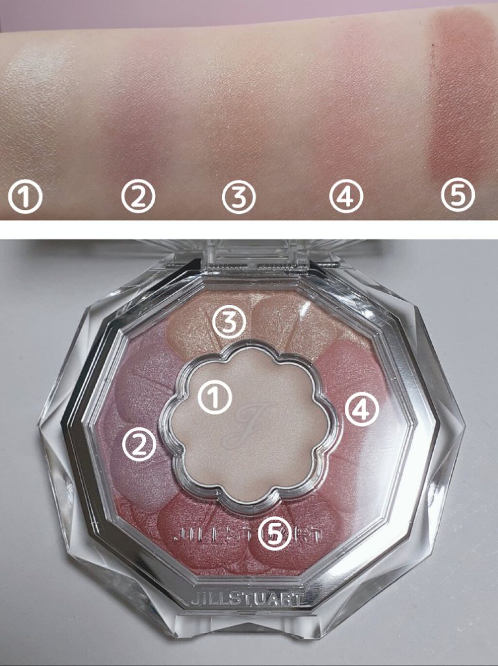 ジルスチュアート ブルームクチュール アイズ/JILL STUART/アイシャドウパレットを使ったクチコミ（2枚目）