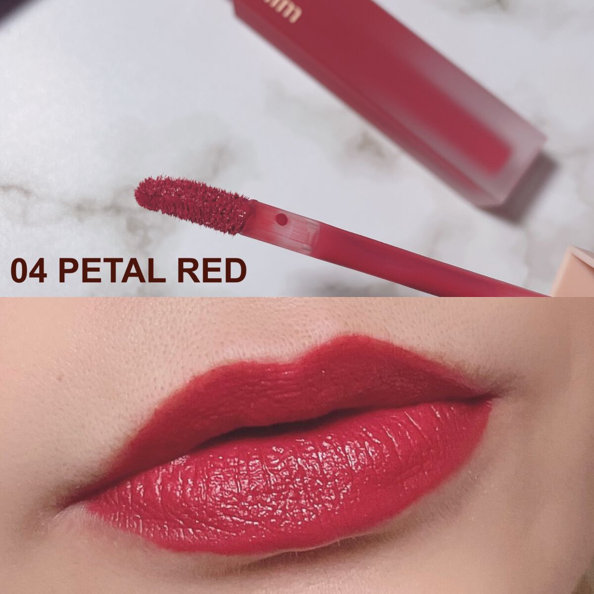 シアーマットリキッドリップ/thim/口紅を使ったクチコミ(5枚目)