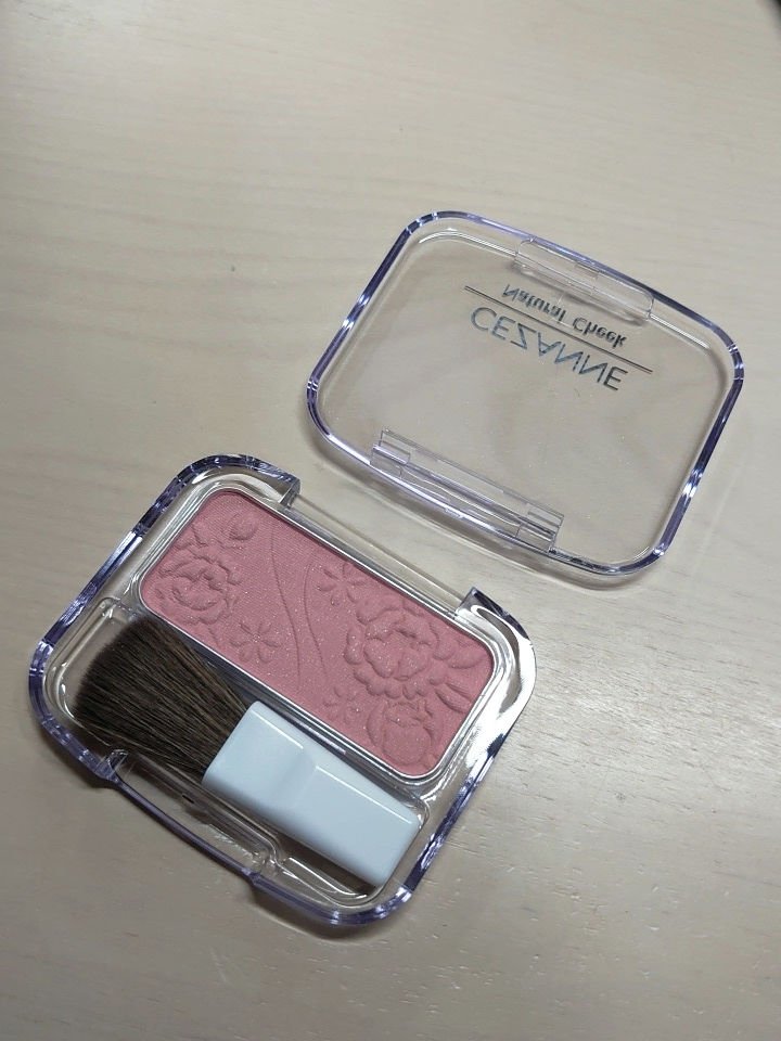 ナチュラル チークN/CEZANNE/パウダーチークを使ったクチコミ（3枚目）