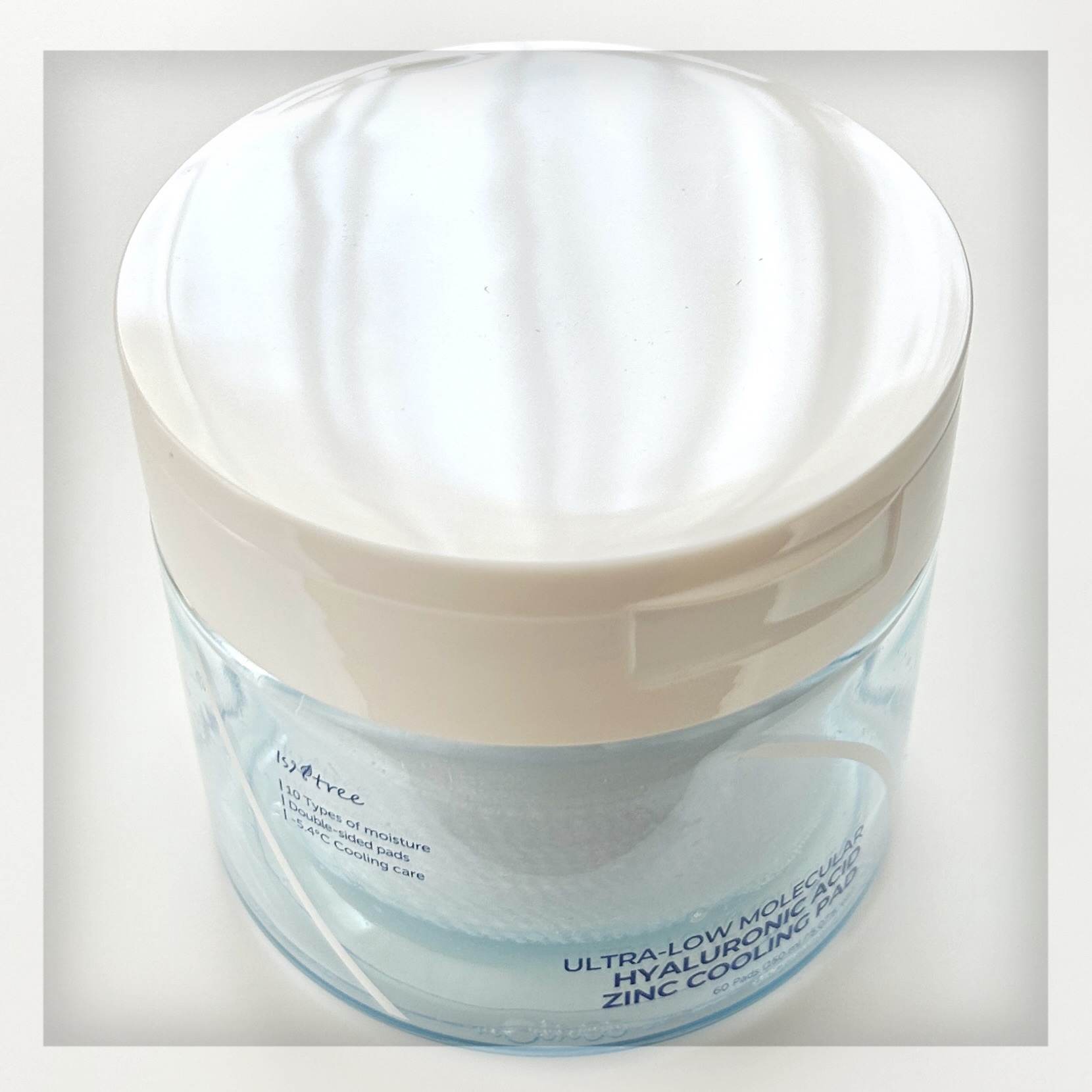 超低分子ヒアルロン酸ジンククーリングパッド/Isntree/トナーパッドを使ったクチコミ（3枚目）