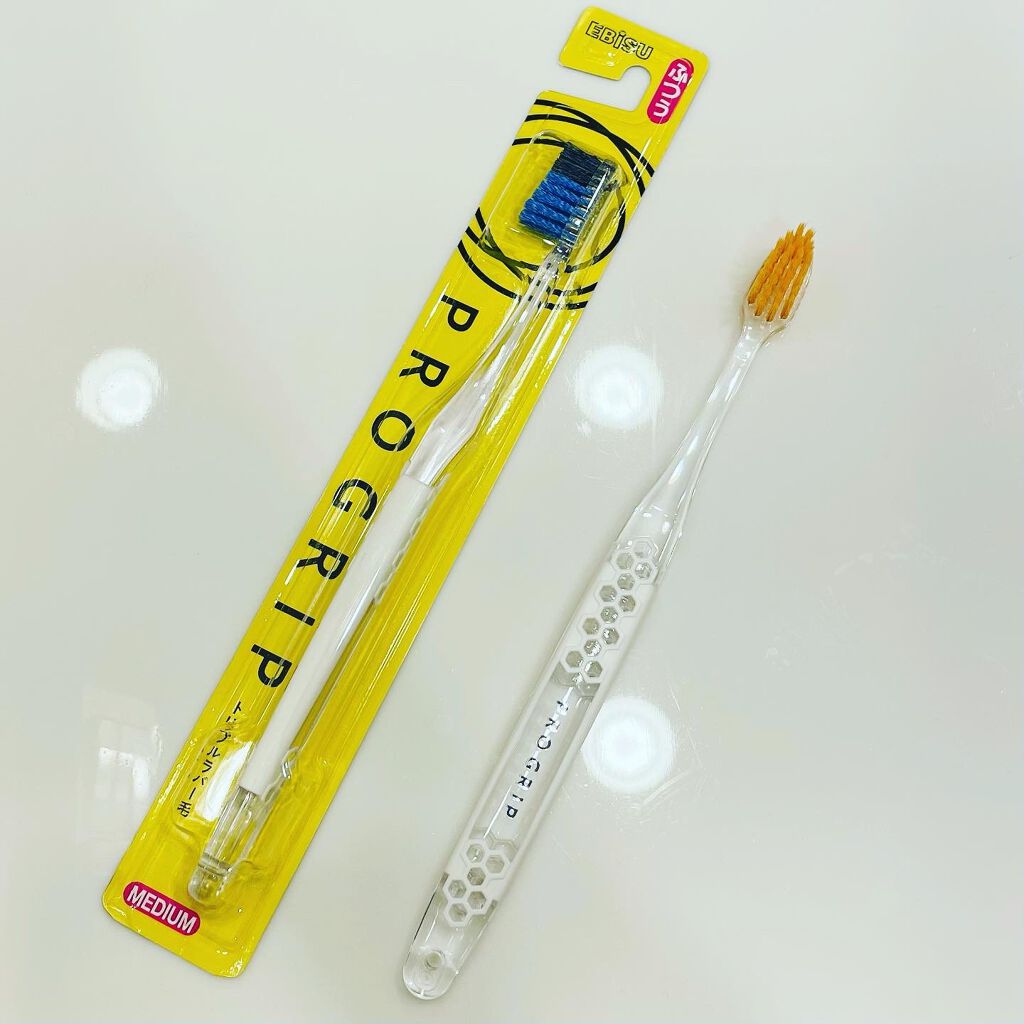 プログリップハブラシ　typeⅠ/エビス/歯ブラシを使ったクチコミ（1枚目）