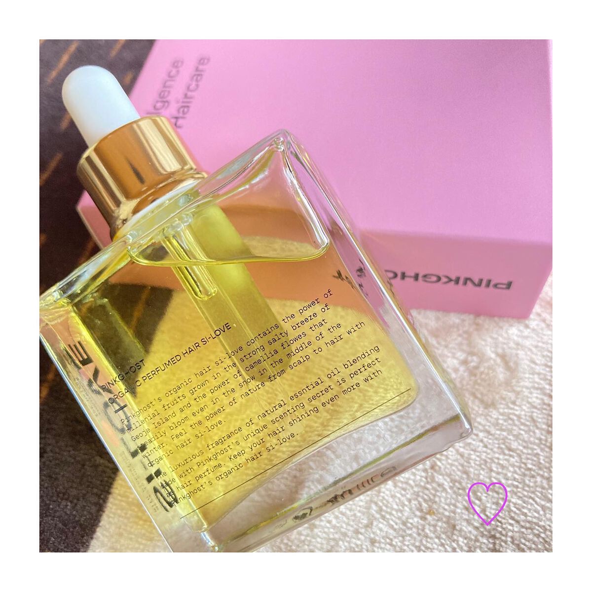 ORGANIC PERFUMED HAIR SI-LOVE/PINKGHOST/ヘアオイルを使ったクチコミ(10枚目)