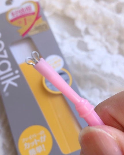 メザイク クリップ カッター ファイバー専用カッター/メザイク/二重まぶた用アイテムを使ったクチコミ(4枚目)