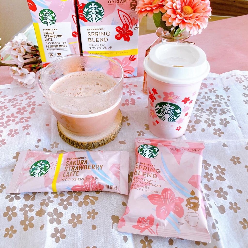 メグ on LIPS 「「スターバックス®」@starbucks_j_cpg春季限定製..」(4枚目)