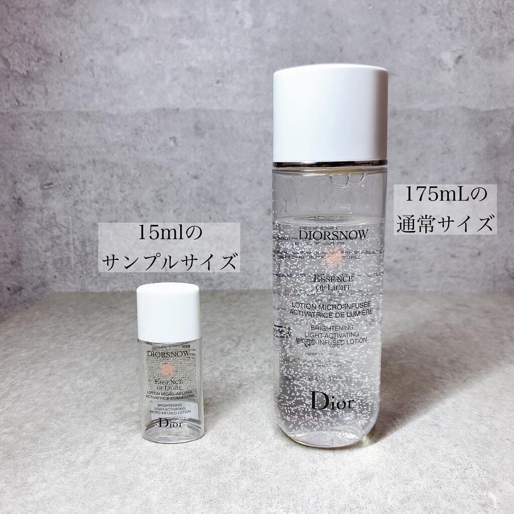 スノー ライト エッセンス ローション (薬用化粧水) (医薬部外品)/Dior/化粧水を使ったクチコミ(6枚目)