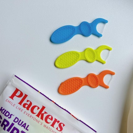 デンタルフロスマイクロクリーンキッズフルーツフレーバー/Plackers®/デンタルフロス・歯間ブラシを使ったクチコミ(5枚目)