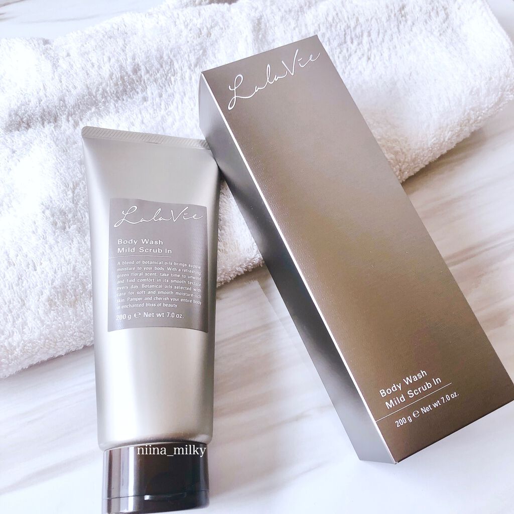 ボディウォッシュ マイルドスクラブイン/Lala Vie/ボディスクラブを使ったクチコミ（1枚目）