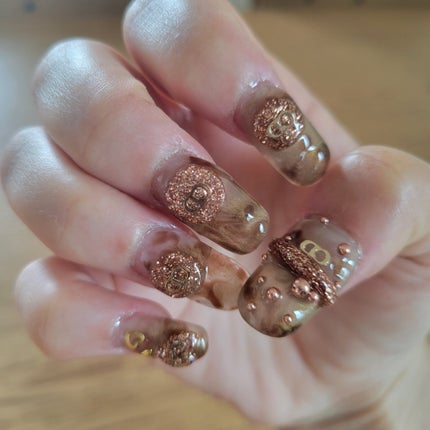 ジェルネイルDA 60 シアーラメカーキ/IDATE/ジェルネイルの画像