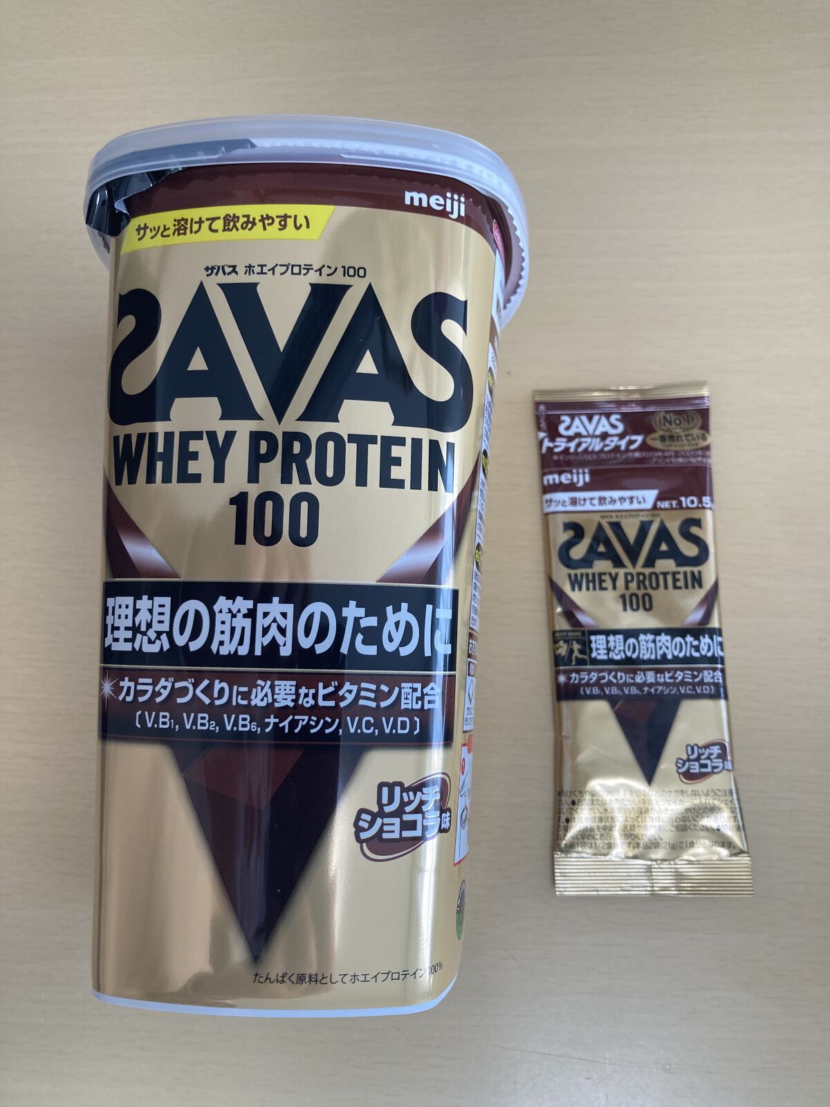 ホエイプロテイン100/ザバス/ホエイプロテインを使ったクチコミ（1枚目）