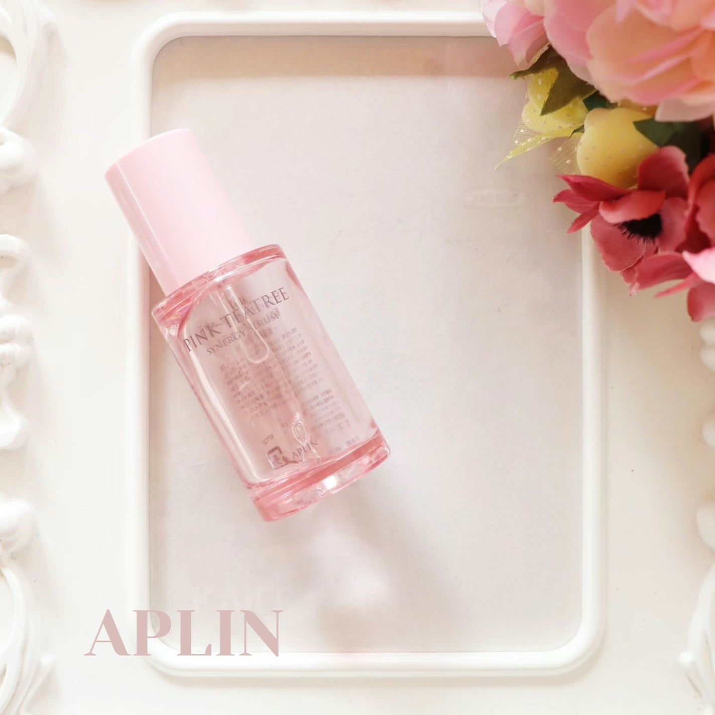 ピンクティーツリーシナジーセラム/APLIN/美容液を使ったクチコミ(1枚目)