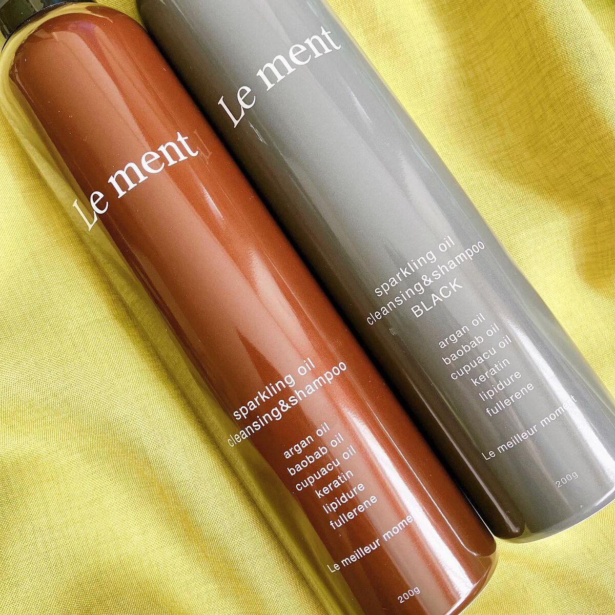 スパークリングオイル クレンジング＆シャンプー ブラック /Le ment/市販シャンプーを使ったクチコミ（2枚目）