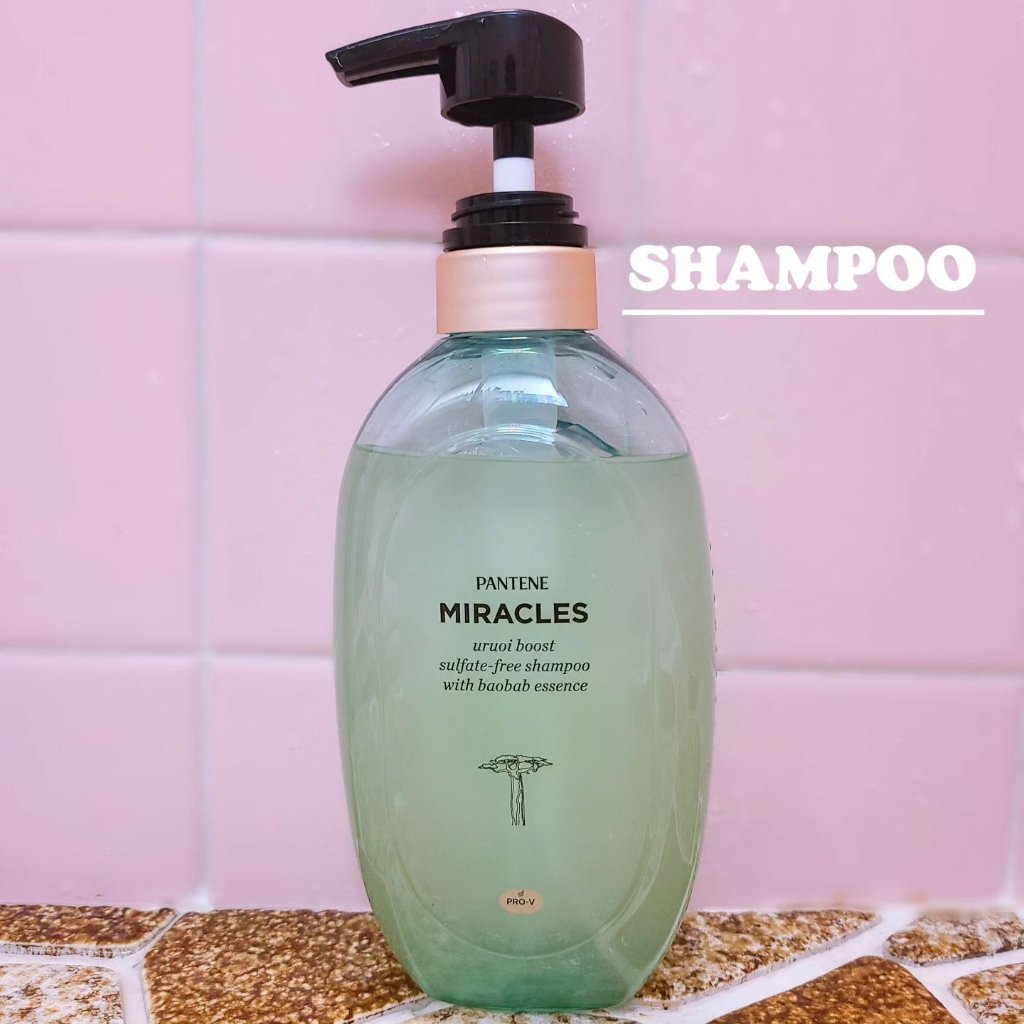 ミラクルズ うるおいブースト シャンプー/トリートメント/パンテーン/市販シャンプーを使ったクチコミ（2枚目）