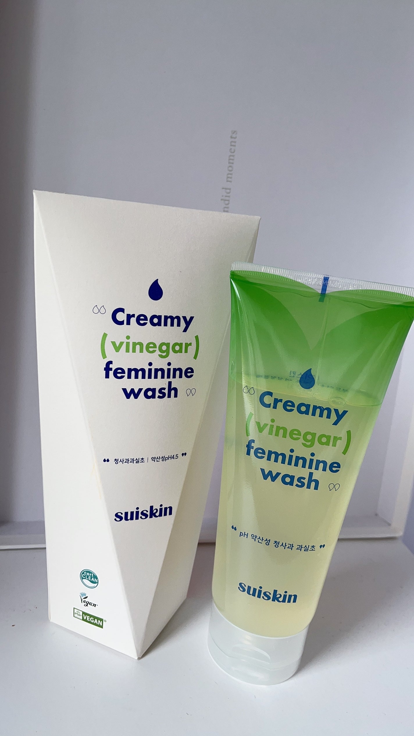 クリーミービネガーフェミニンウォッシュ/suiskin/ボディソープを使ったクチコミ(1枚目)
