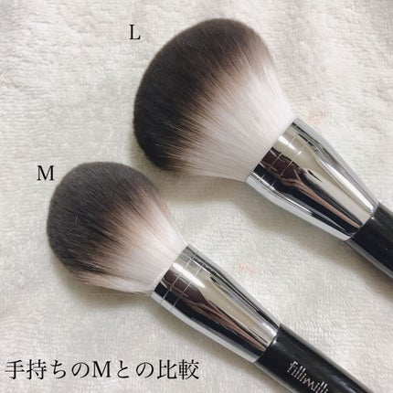 Sシルキーパウダーブラシ (L)883/fillimilli/メイクブラシを使ったクチコミ(3枚目)