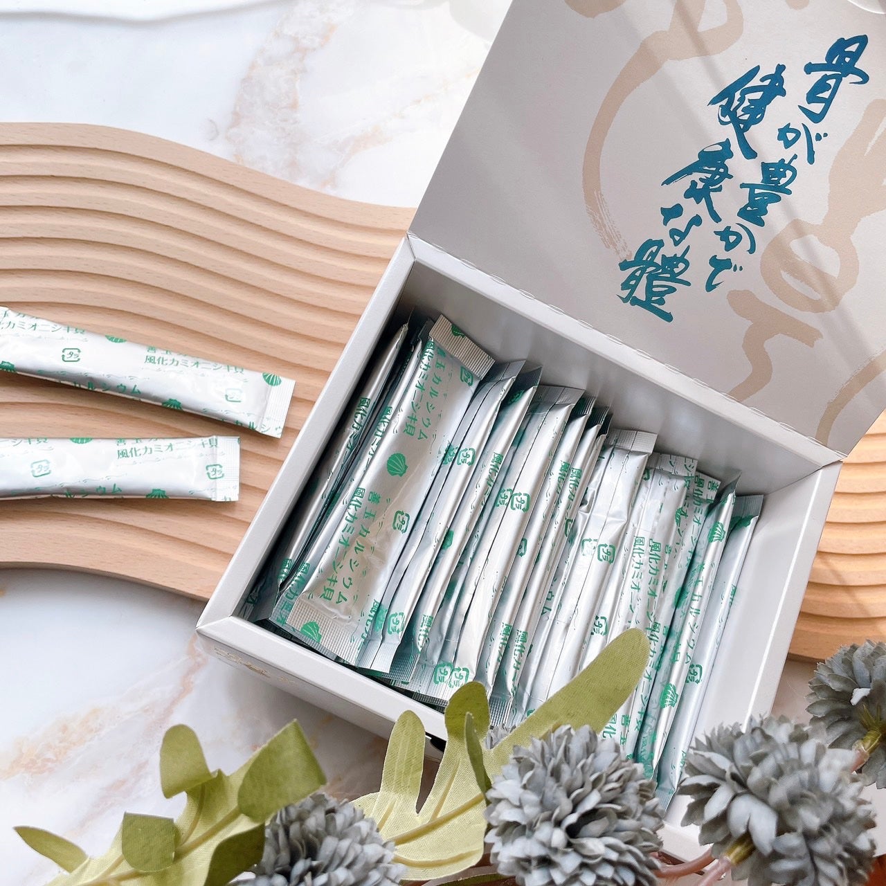 waniwaniコスメ@ふぉろば on LIPS 「命幹毎日手軽に摂取できるカルシウムサプリを飲んでみたよいつもの..」(3枚目)