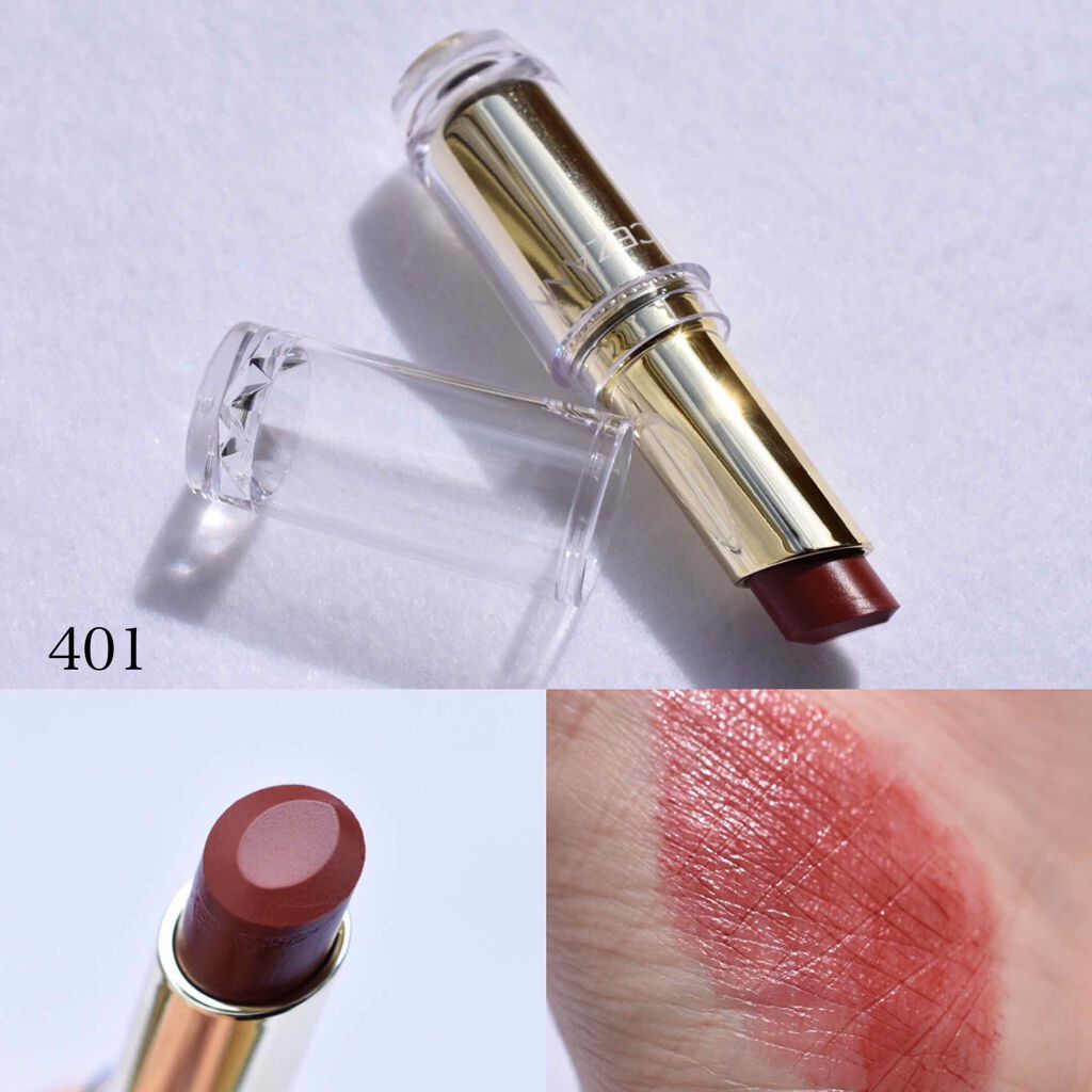 ラスティンググロスリップ/CEZANNE/口紅を使ったクチコミ(4枚目)