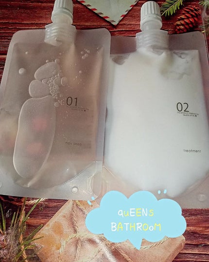 ヘアケアトライアルセット/QUEEN'S BATHROOM/トライアルキットを使ったクチコミ(1枚目)
