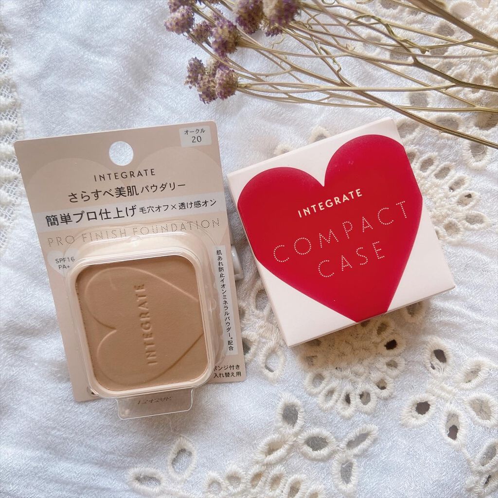 プロフィニッシュファンデーション/インテグレート/パウダーファンデーションを使ったクチコミ(4枚目)