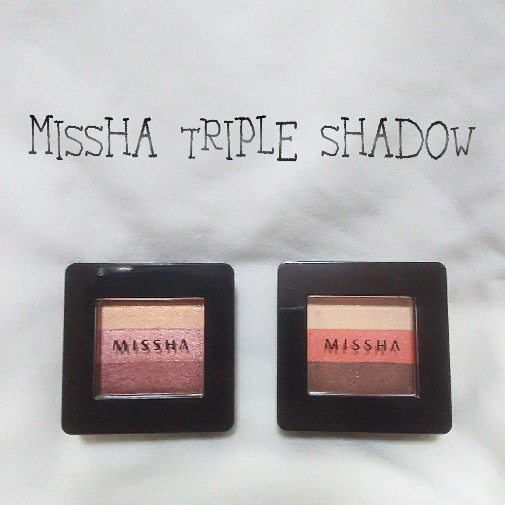 トリプルシャドウ/MISSHA/アイシャドウパレットを使ったクチコミ(1枚目)