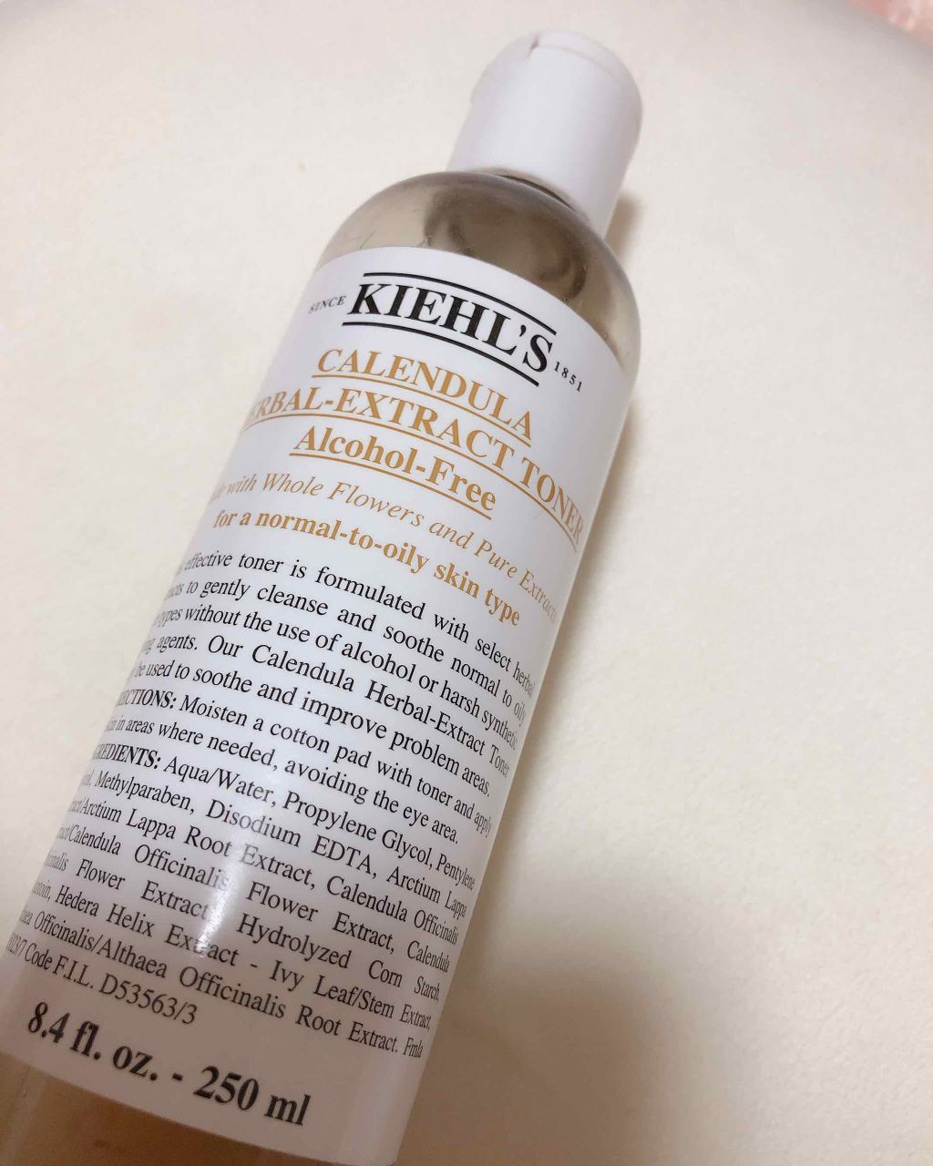 キールズ ハーバル トナー CL アルコールフリー/Kiehl's/化粧水を使ったクチコミ（1枚目）
