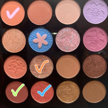 イメージ「マヤ」 アイシャドウパレット/ZEESEA/アイシャドウパレットを使ったクチコミ(3枚目)