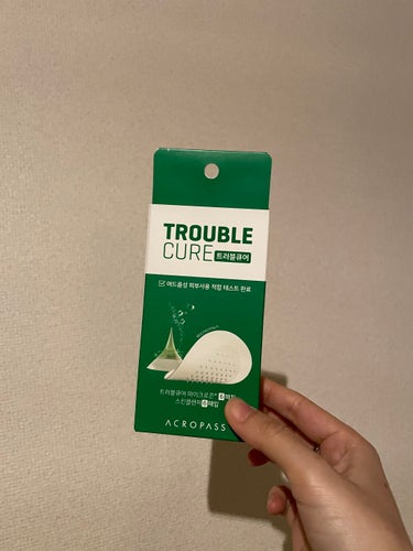 美肌ファクトリー トラブルキュアのクチコミ「TROUBL CURE ニキビパッチ

ニキビができかけてる時に貼るだけ。
パッチと消毒シート.....」（1枚目）