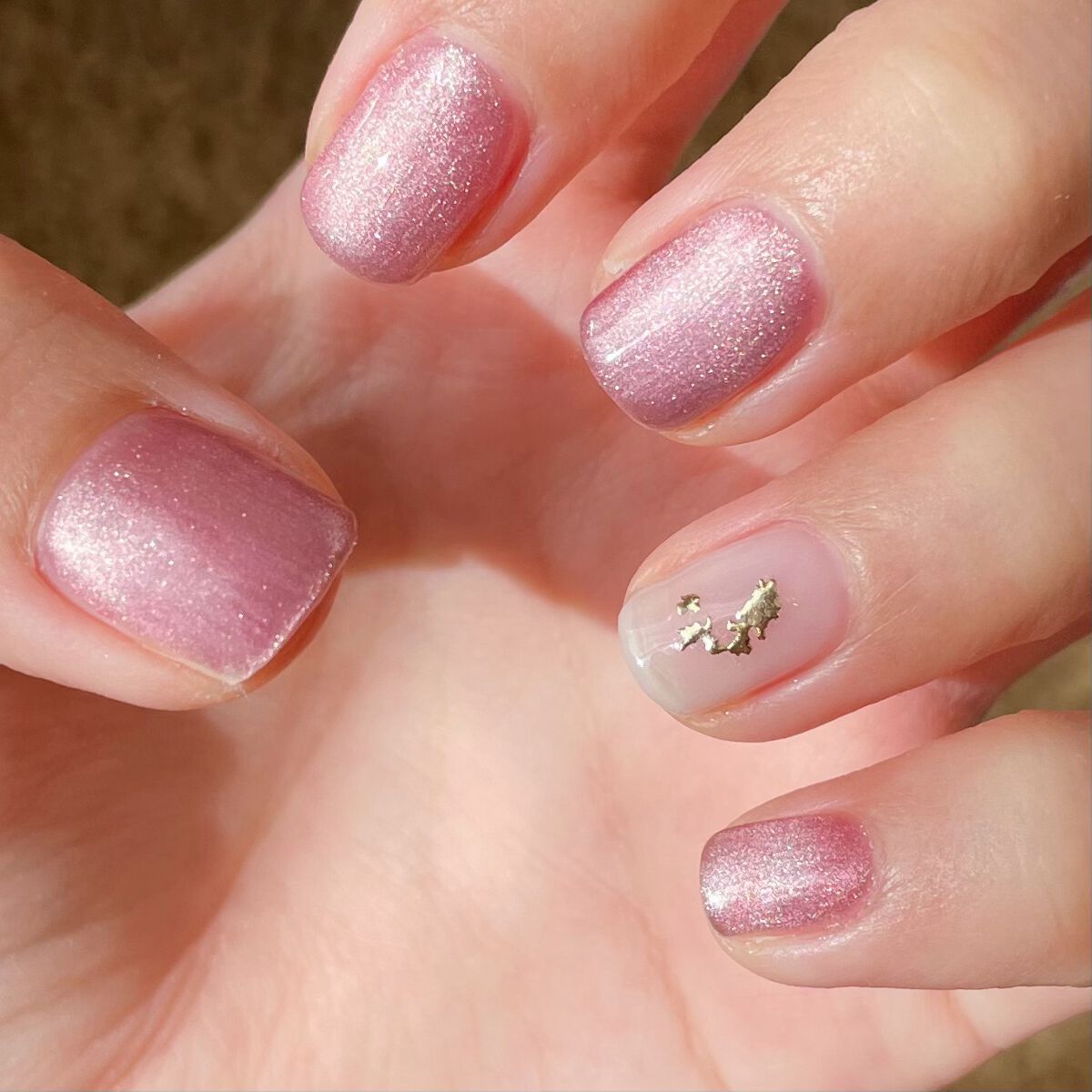 Milkyway&Cat's eye gel/ANNUUM/ジェルネイルを使ったクチコミ（1枚目）