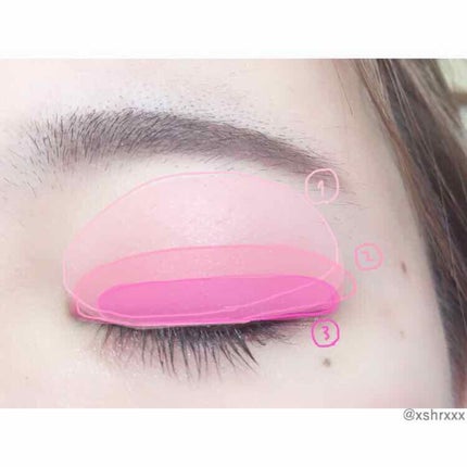 シャイニーシャドウ N/excel/単色アイシャドウを使ったクチコミ(2枚目)