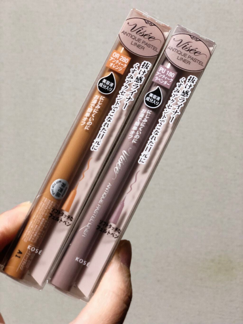 アンティークパステル ライナー/Visée/リキッドアイライナーを使ったクチコミ(2枚目)