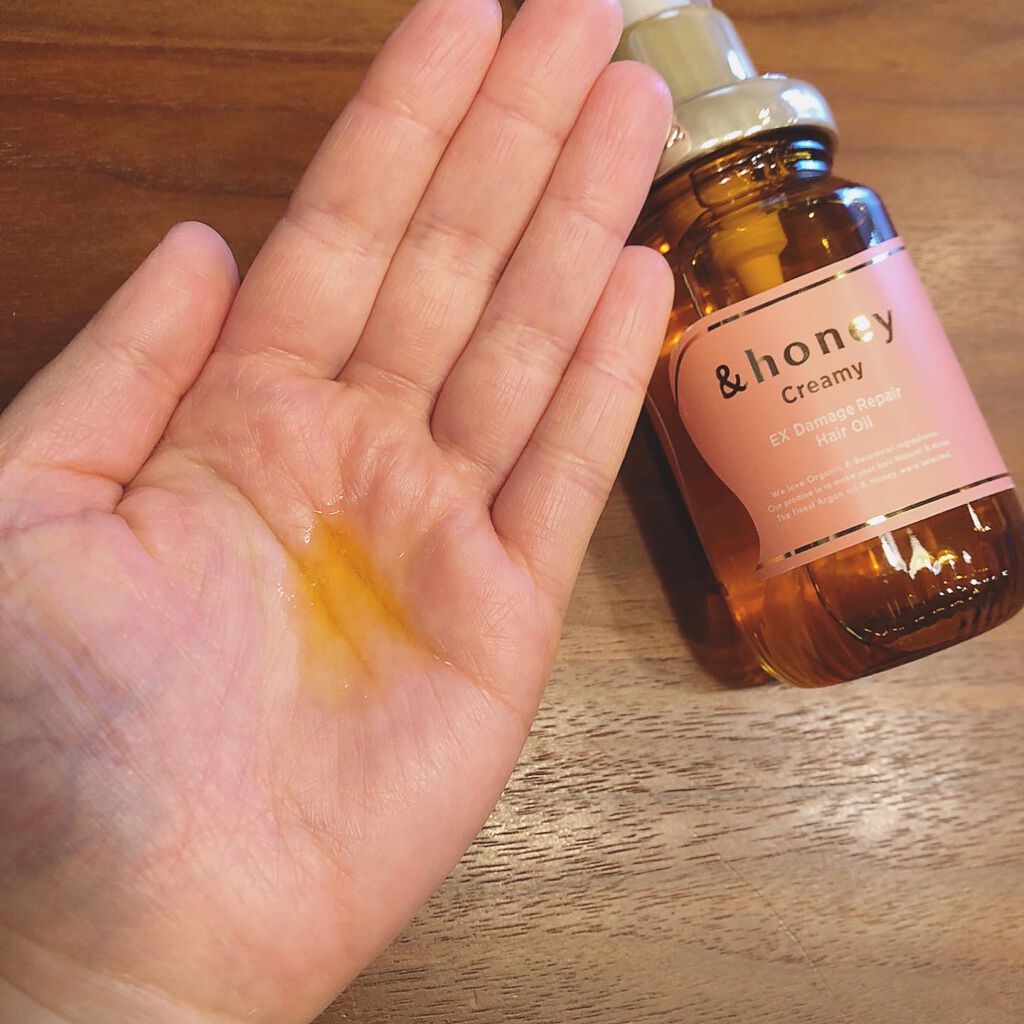 &honey Creamy EXダメージリペアヘアオイル3.0/&honey/ヘアオイルを使ったクチコミ(5枚目)