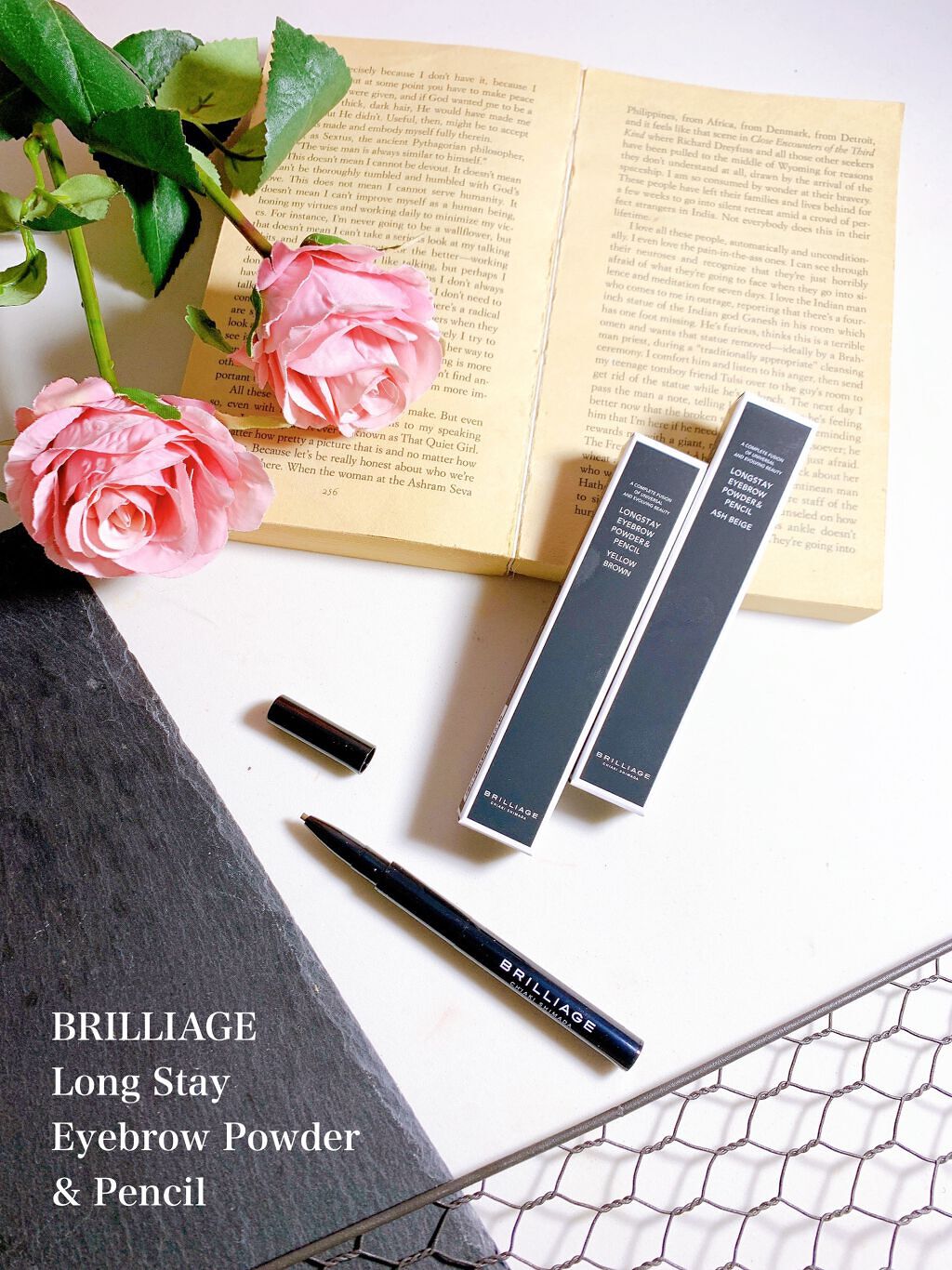  ロングステイ アイブロウパウダー＆ペンシル/ブリリアージュ/アイブロウペンシルを使ったクチコミ（3枚目）