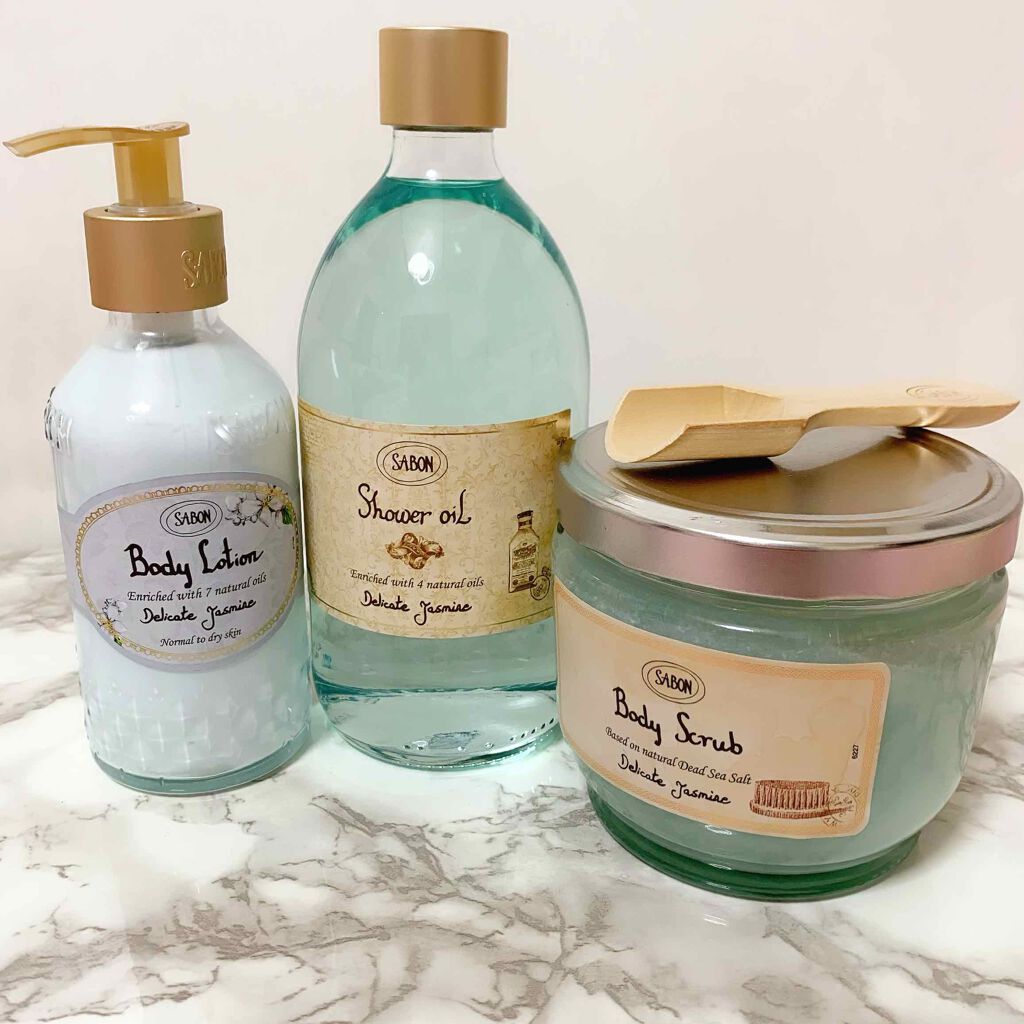 SABONのボディケア・オーラルケア ボディスクラブ他、3商品を使った