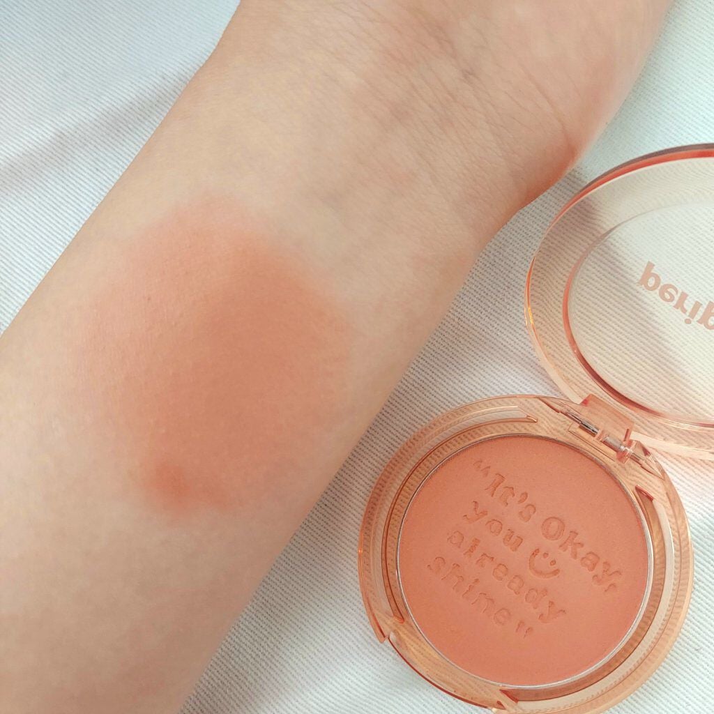 ピュア ブラッシュド サンシャイン チーク/PERIPERA/パウダーチークを使ったクチコミ(5枚目)