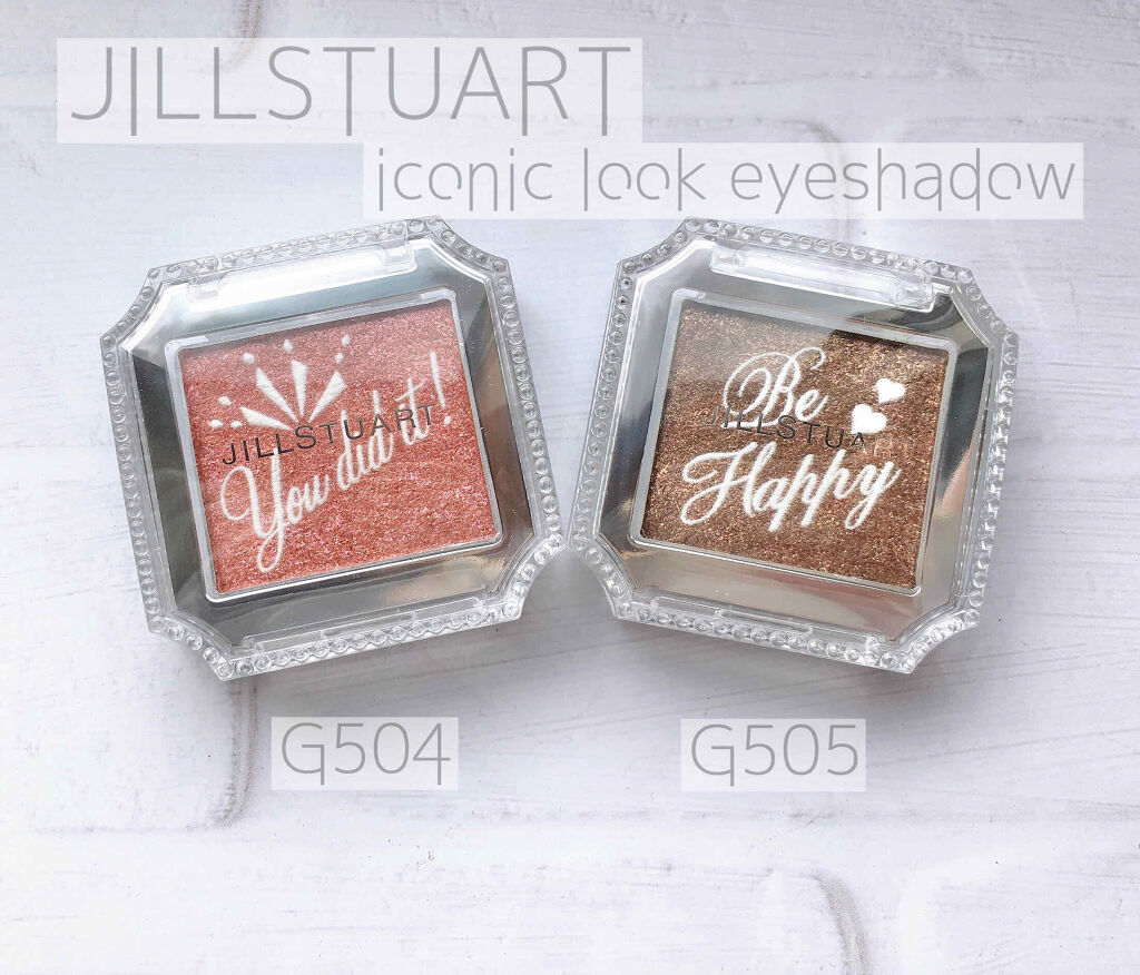 アイコニックルック アイシャドウ G504 you did it! ★限定色/JILL STUART/単色アイシャドウを使ったクチコミ（1枚目）