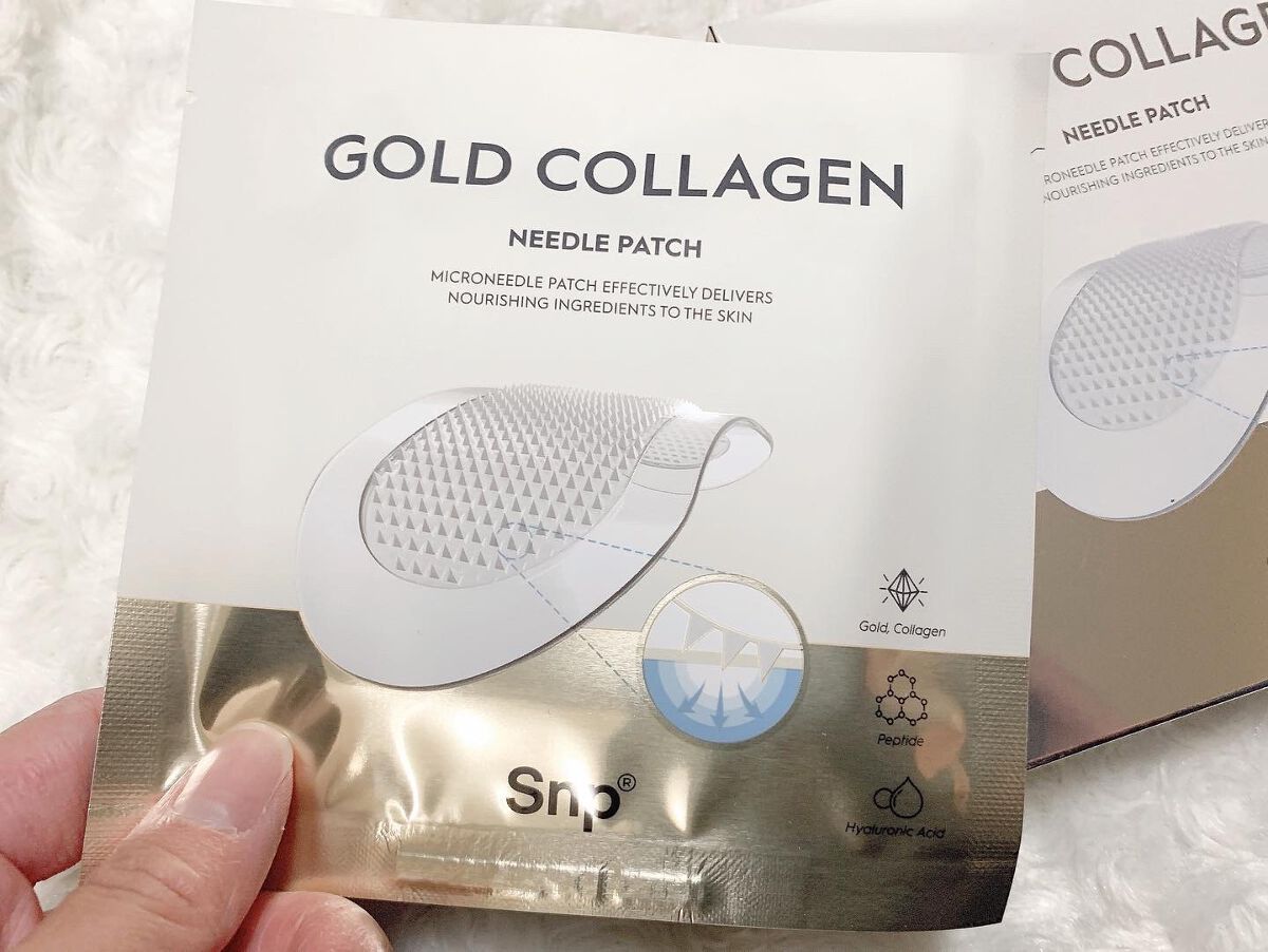ゴールドコラーゲンニードルパッチ/SNP/アイケア・アイクリームを使ったクチコミ(2枚目)