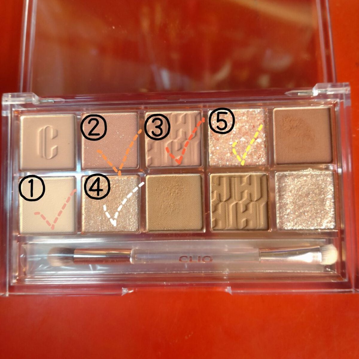 プロ アイ パレット/CLIO/アイシャドウパレットを使ったクチコミ(2枚目)