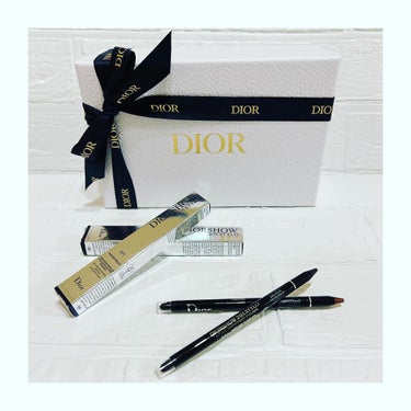 ディオールショウ 24Ｈ スティロ ウォータープルーフ 986 スパークリング トープ（生産終了）/Dior/ペンシルアイライナーを使ったクチコミ（1枚目）