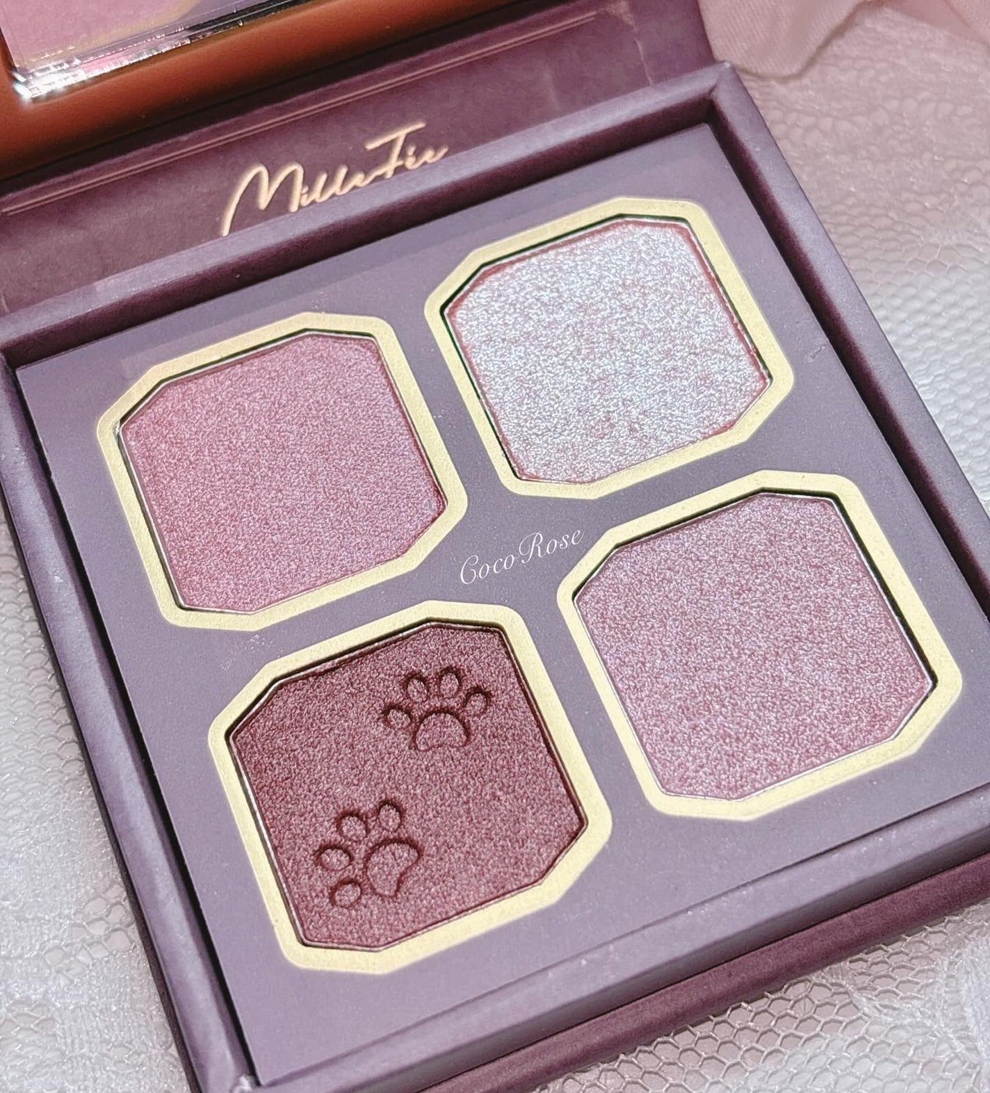 ♡ coco rose♡ on LIPS 「♡可愛すぎて…本当やばい🐾ミルフィーマイキティアイパレットに心..」(2枚目)