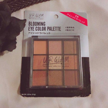 UR GLAM BLOOMING EYE COLOR PALETTE/U R GLAM/アイシャドウパレットを使ったクチコミ(1枚目)