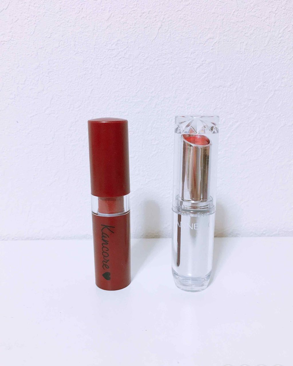 ラスティンググロスリップ/CEZANNE/口紅を使ったクチコミ(2枚目)