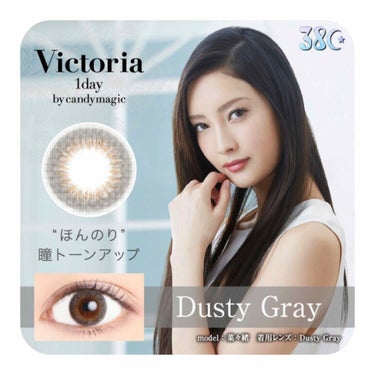 Victoria(ヴィクトリア）1day Dusty Gray/Victoria/ワンデー（１DAY）カラコンを使ったクチコミ（1枚目）