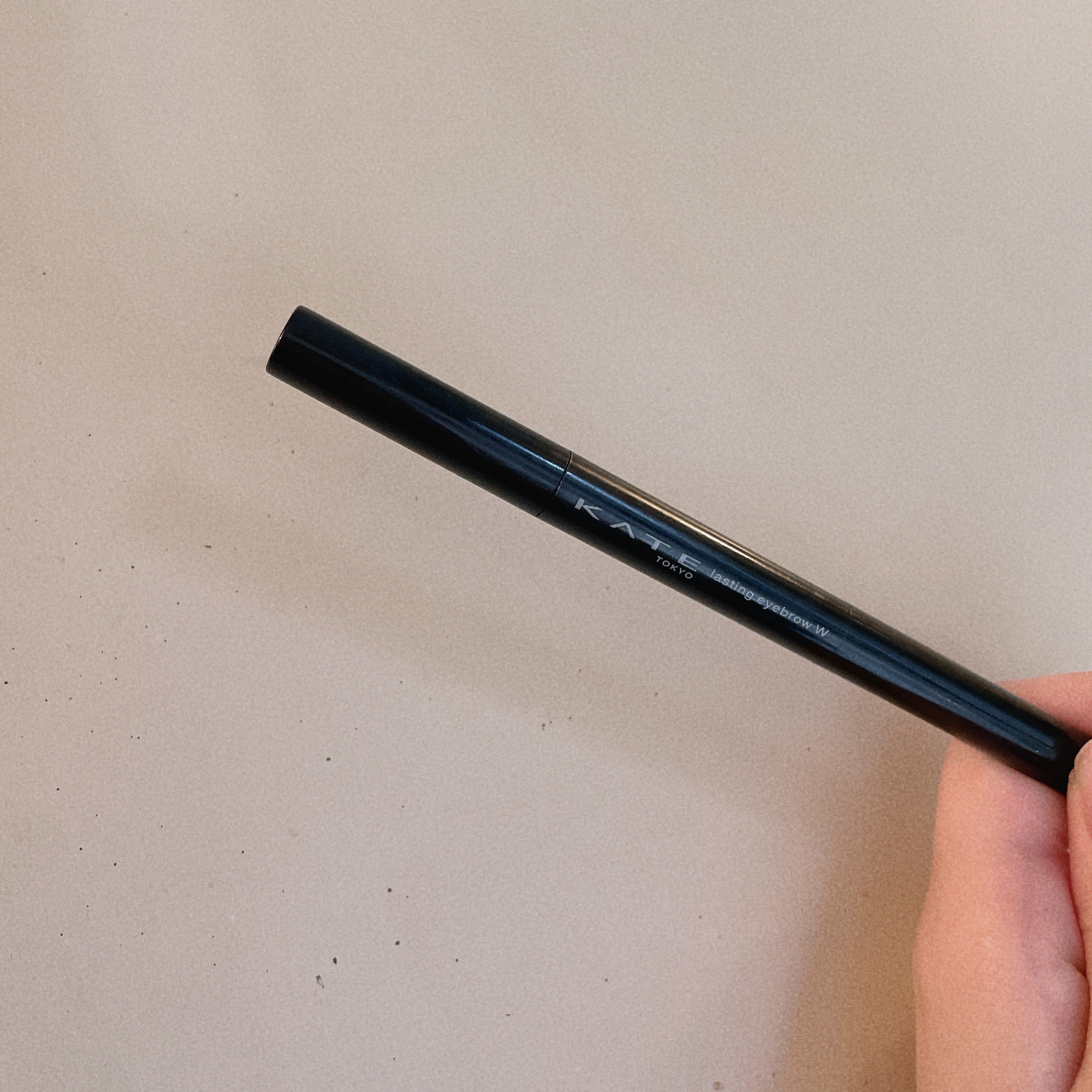 ラスティングデザインアイブロウW (スクエア)/KATE/アイブロウペンシルを使ったクチコミ（1枚目）
