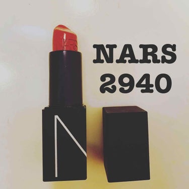 NARS リップスティックのクチコミ「NARSのリップ購入しました。

トレンド感のあるお洒落な赤リップを探していたところこのカラー.....」（1枚目）